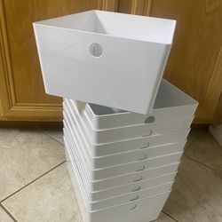Storage Boxes, With Covers, Ikea Brand
