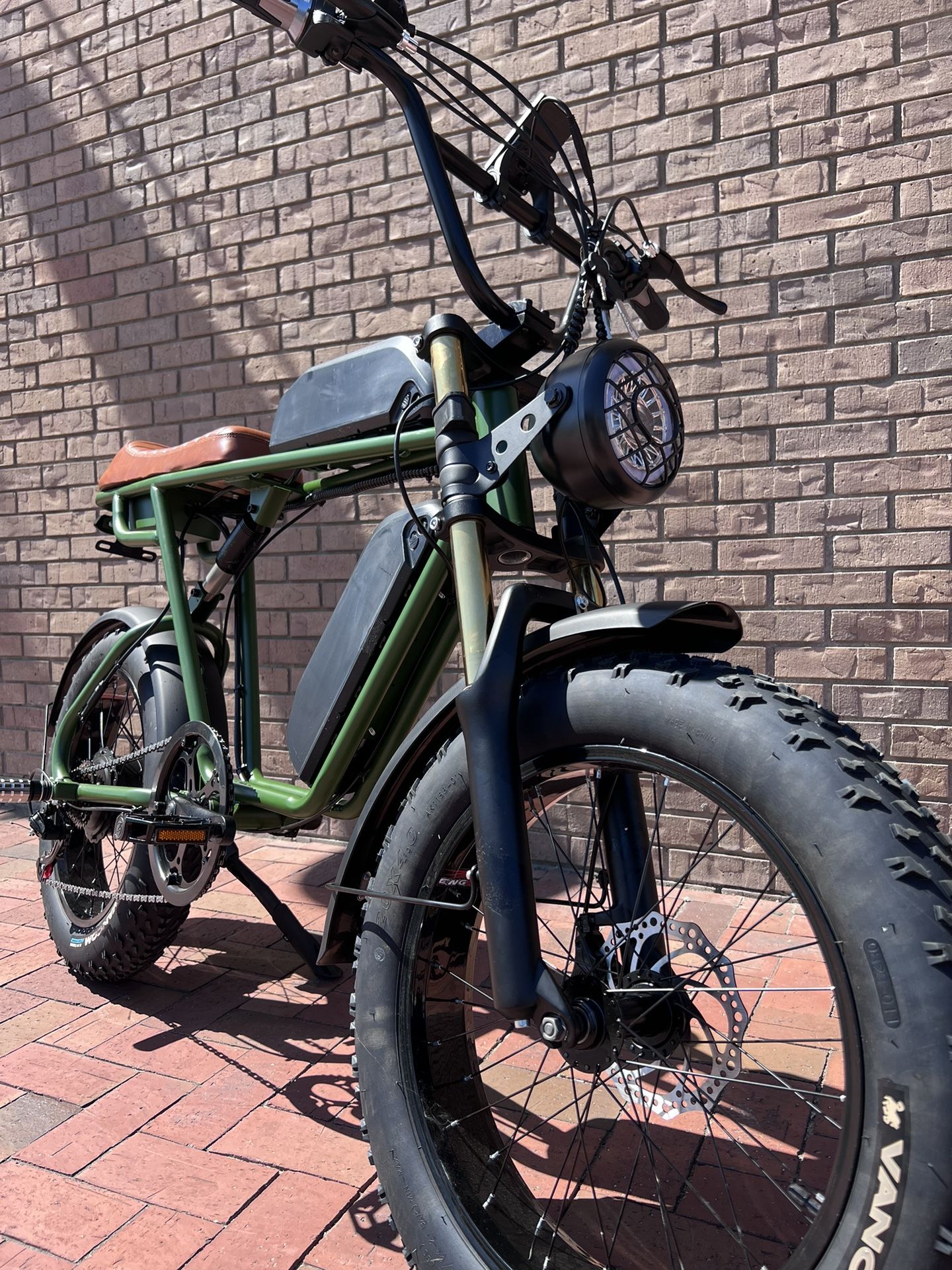 750W Dual Battery/Dual Rider-Electric E-bike, 26ah, 80 Mile Range(Long Seat) W/FREE HEAVY DUTY CHAIN LOCK (4ft/10mm)