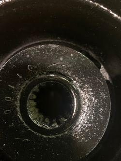 A three blade aluminum prop