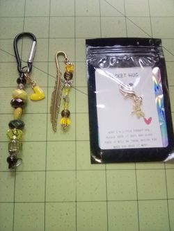 3 pc Set Yellow and Black