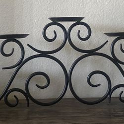 Black 5 Candle Holder 