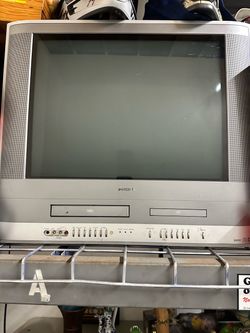 Toshiba CRT TV with VHS and DVD