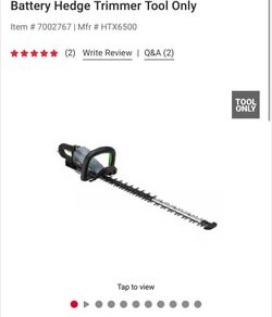 EGO HTX6500 Battery Hedge Trimmer Tool Only