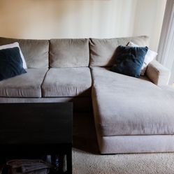 Living Spaces Sectional Couch 