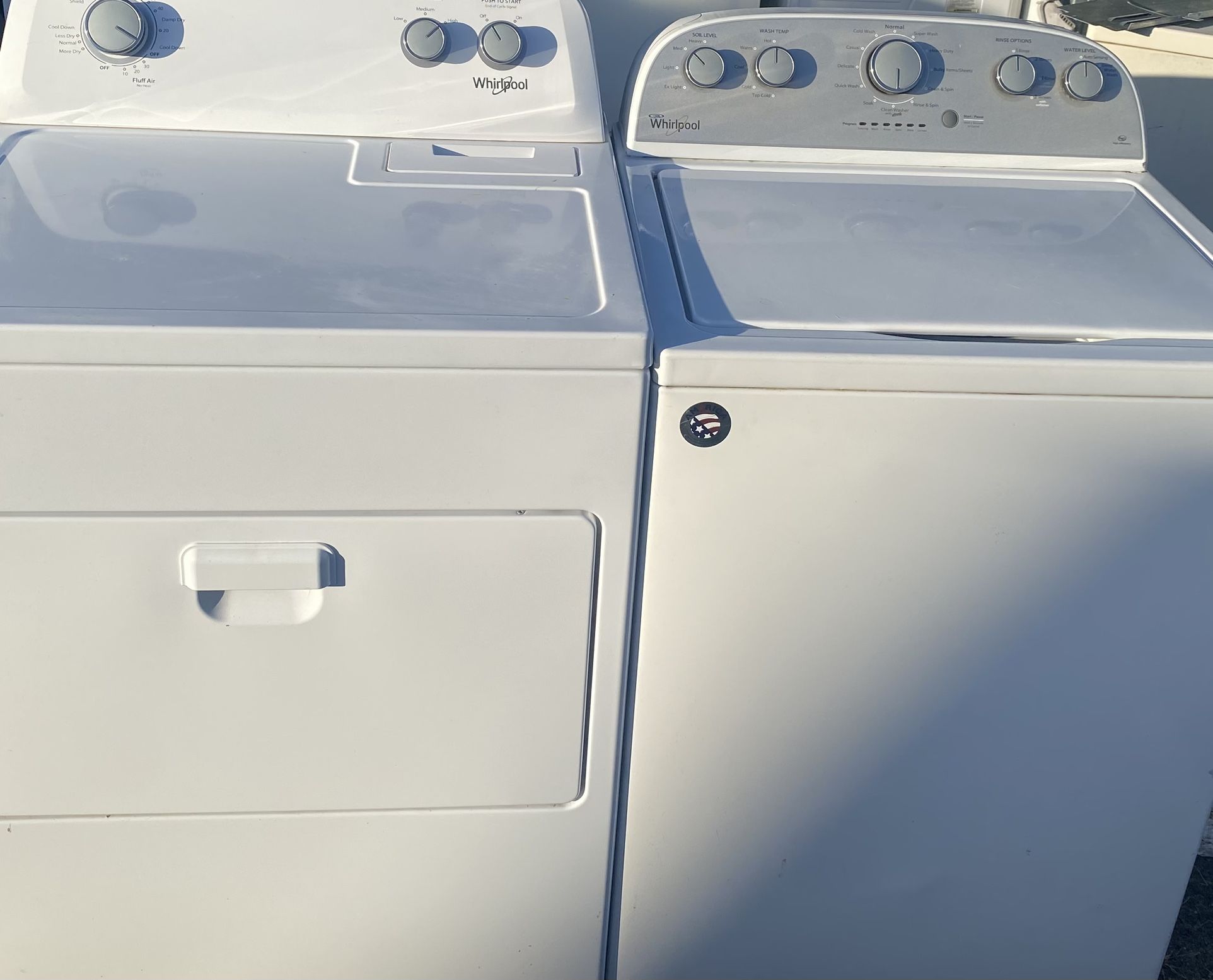 Whirlpool Washer And Dryer