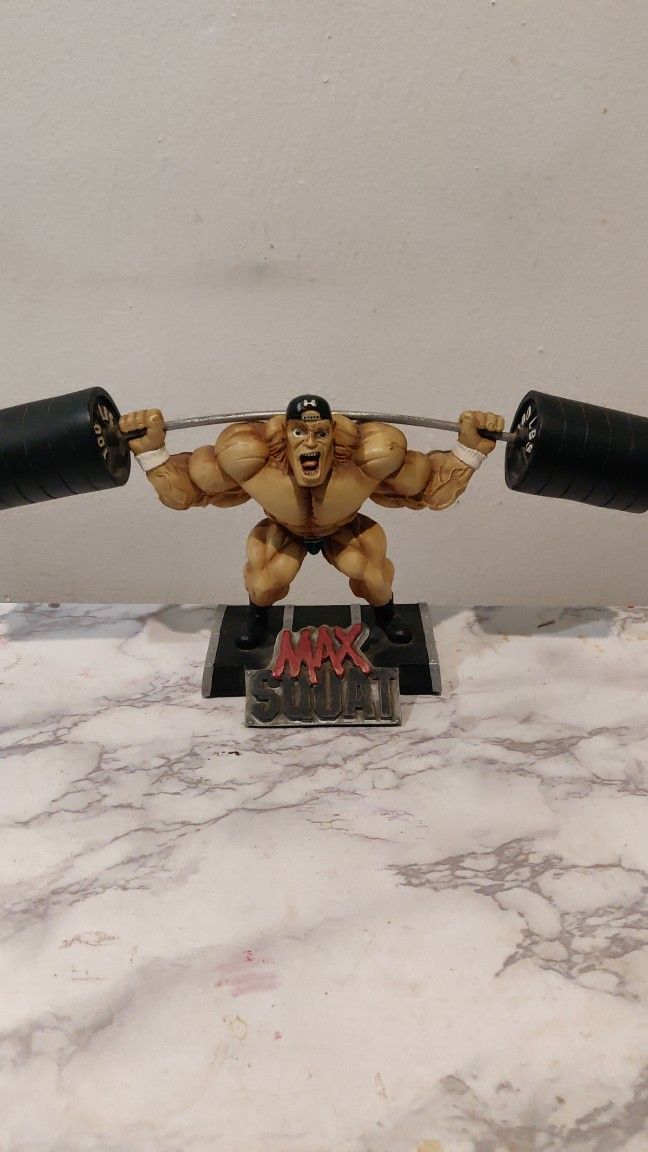 Xtreme MAX Squat Figurine Sculpture Bodybuilding Fitness Collectible Statue