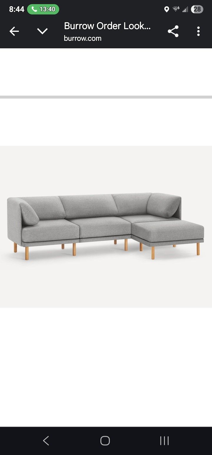 Burrow Couch 4 Piece Sectional
