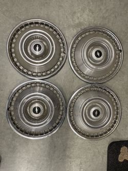 1964-65 CHEVY IMPALA, CORVAIR 14" WHEEL COVERS, HUBCAPS, SET OF 4