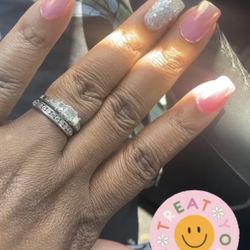 White Gold Diamond Ring Wedding Set