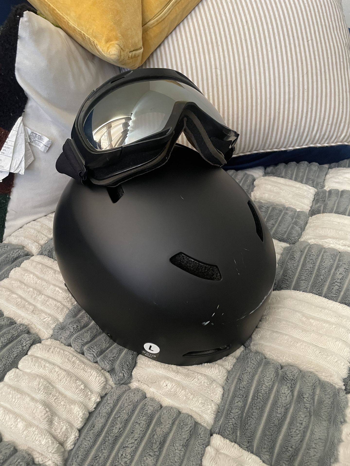 Ski Helmet And Goggles-New, Never Used