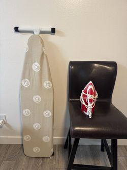 Ironing Board and Steam Iron Set
