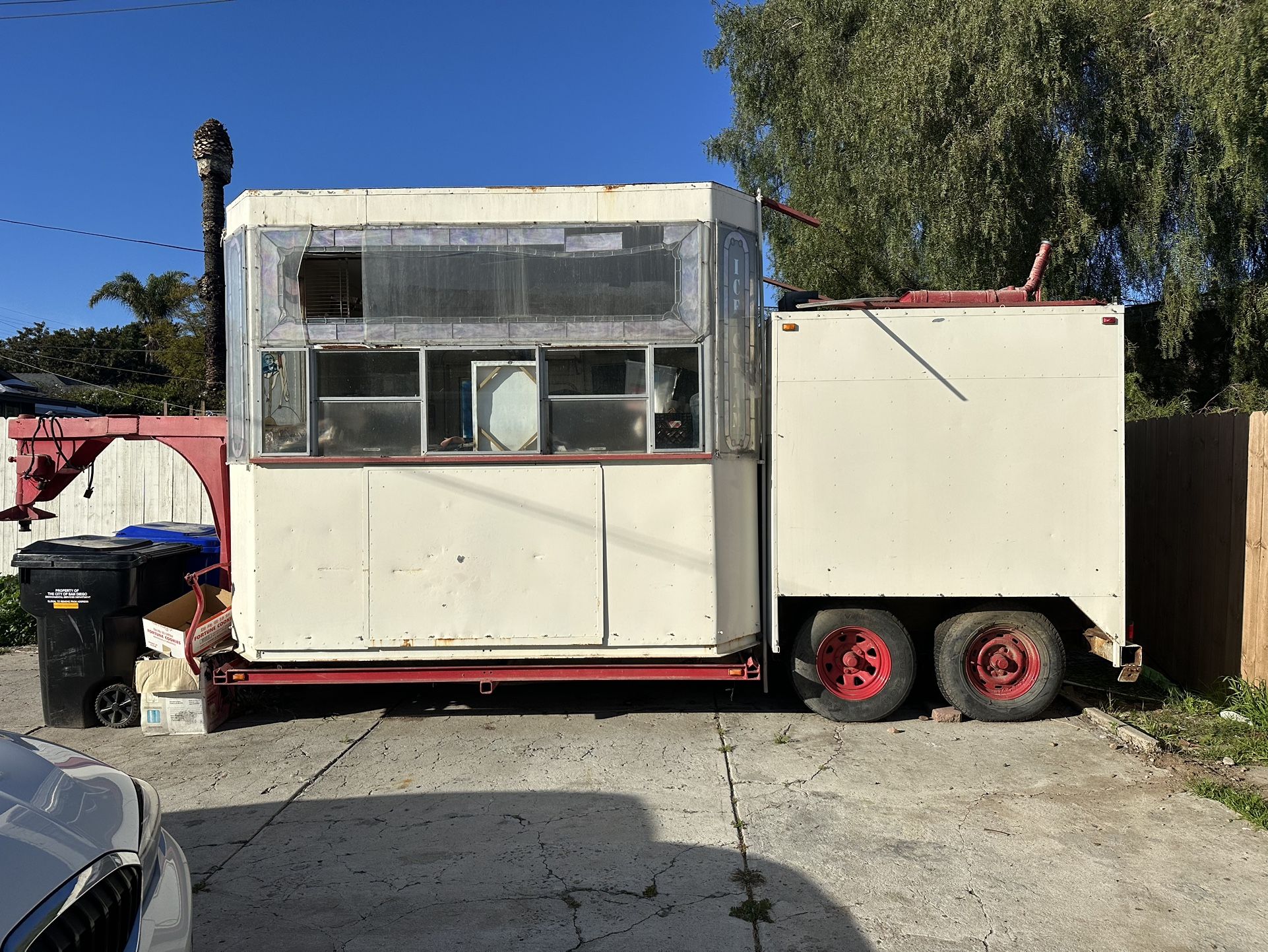 Concession Trailer Food Truck, Ice cream Truck