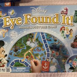 Disney Eye Found It Hidden Treasure Board Game 