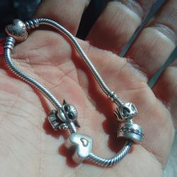 Pandora Sterling Silver Bracelet 