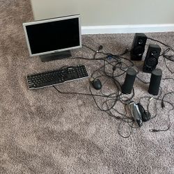 Dell Computer Missing Tower Incomplete 