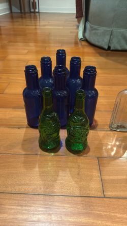 Colored Glass Bottles