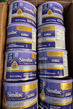 Similac pro total comfort 7oz cans sell it trade for Enfamil 12oz cans
