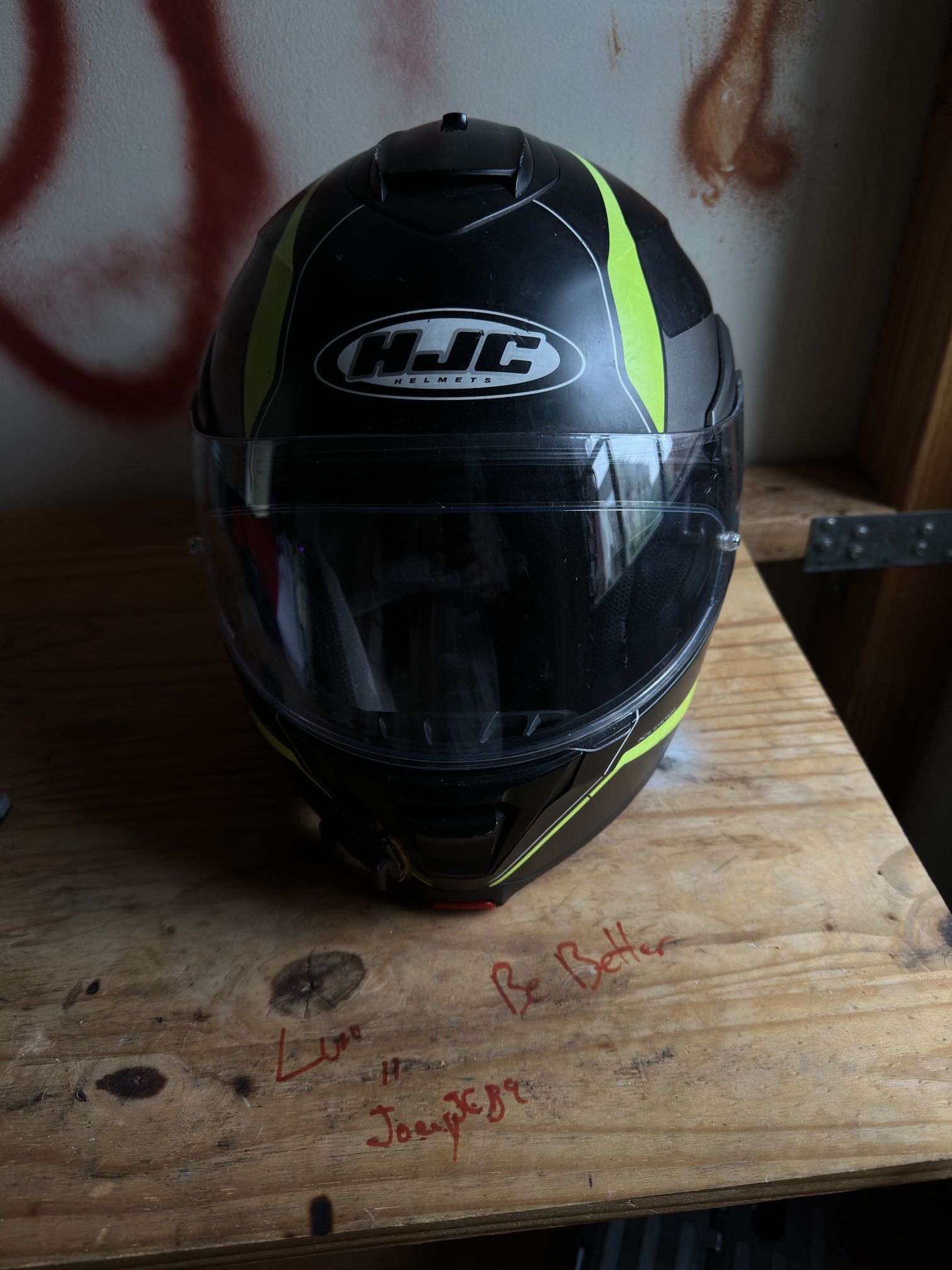 HJC Mine Men's IS-MAX 2 w/Electric Shield Snow Snowmobile Helmet - MC-3HSF / Medium