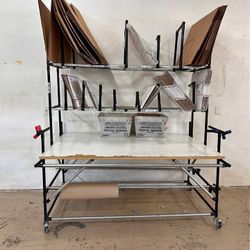 Shipping Table - Kraft Paper Included And Lots Of Boxes Not Pictured