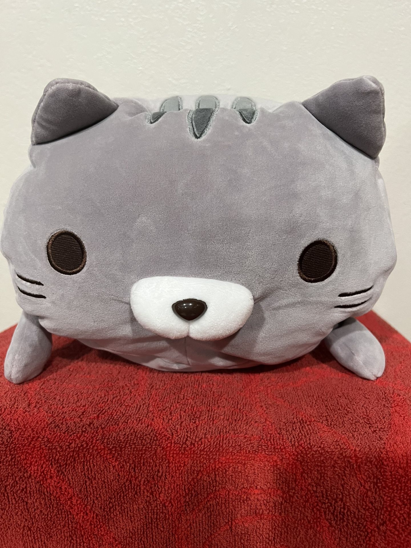 SASURAI NO TABINECO GRAY CAT PLUSH-STUFFED ANIMAL-STUFFED TOY Brand New With Tag