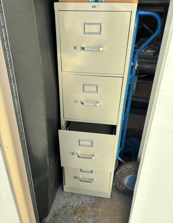 File Cabinet. Four Drawer 