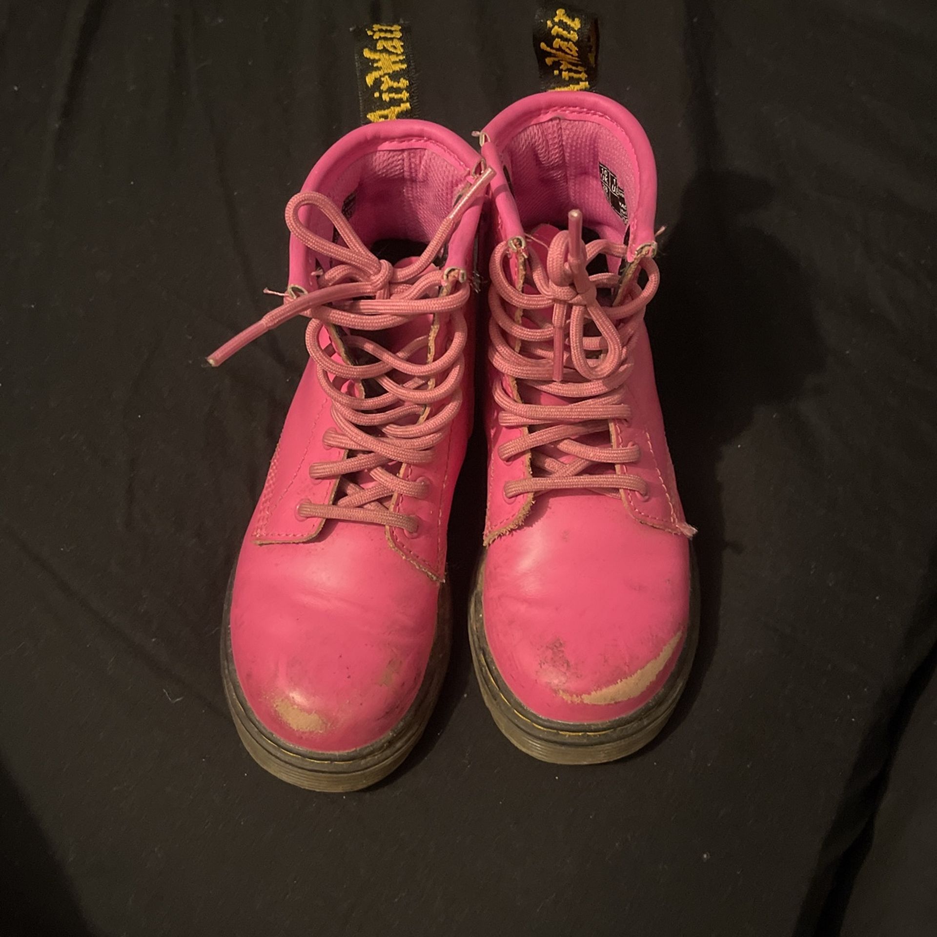 Dr Martens Pink Boot Kids