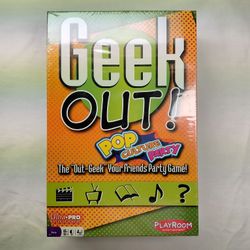 Geek Out! Pop Culture Party Game (New & Sealed)
