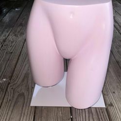 Bottom part mannequin (pink) decor or side stand or use to display clothing 