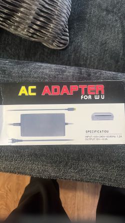 Wii U Console AC Adapter Power Supply Power Cable charger