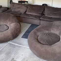 Seatcraft Heavenly Modular Sofa 4PCS With 2PC Cuddle Seats