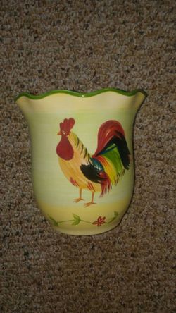 Rooster vase