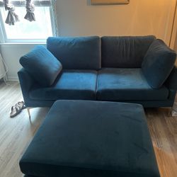 Castlery Loveseat and Ottoman
