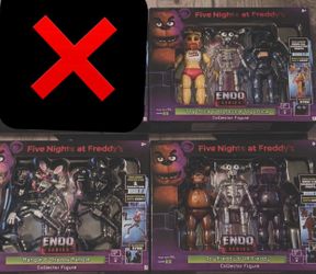 FNAF |  Five Nights at Freddy’s Endo Series 2 Freddy Chica  Mangle Bundle