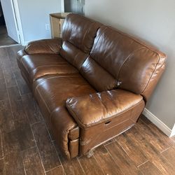 Leather Power Reclining Couches