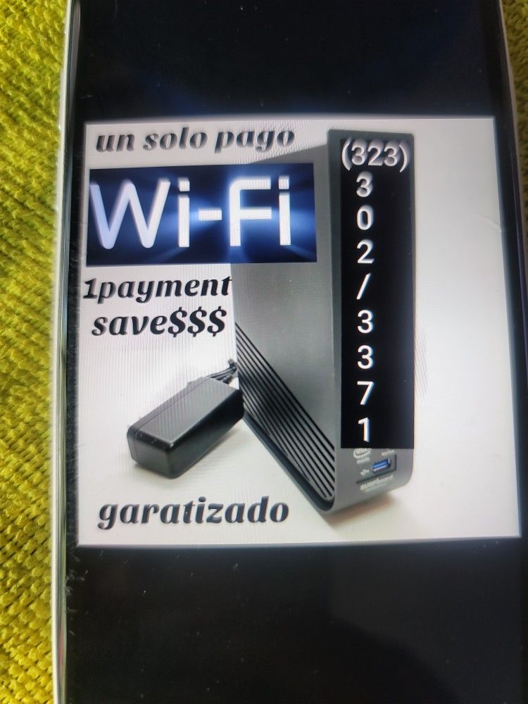 Great Save Wifi Router With Modem Cat5e New Condition Oje4d 