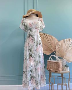 Two Flower Dresses Size Medium 