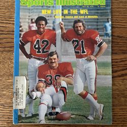 Sports Illustrated July 28, 1975 Paul Warfield  Larry Csonka  Jim Kiick  WFL
