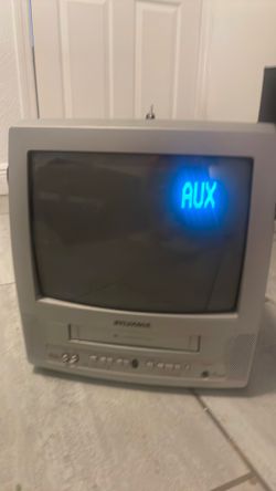 Sylvania CRT TV  VCR 20’’ combo tested &works