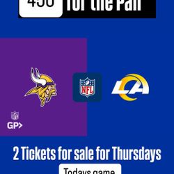 Los Angeles Rams Vs Minnesota Vikings Tickets 