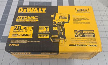 Dewalt 20V Brushless 3/8" Compact Stubby Impact Wrench Hog Ring Anvil DCF923B