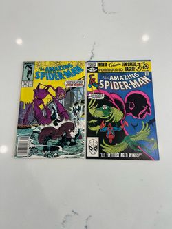 The Amazing Spider-Man #224 (FN+) and  292 Newsstand VF/NM, Marvel Comics