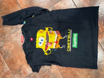Castelli x Supreme SpongeBob Black T-Shirt