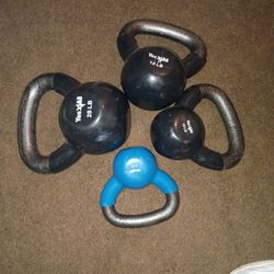 Kettlebells 20,15,10,5,