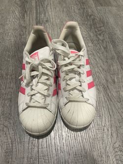 Adidas Superstar White Pink Sneakers