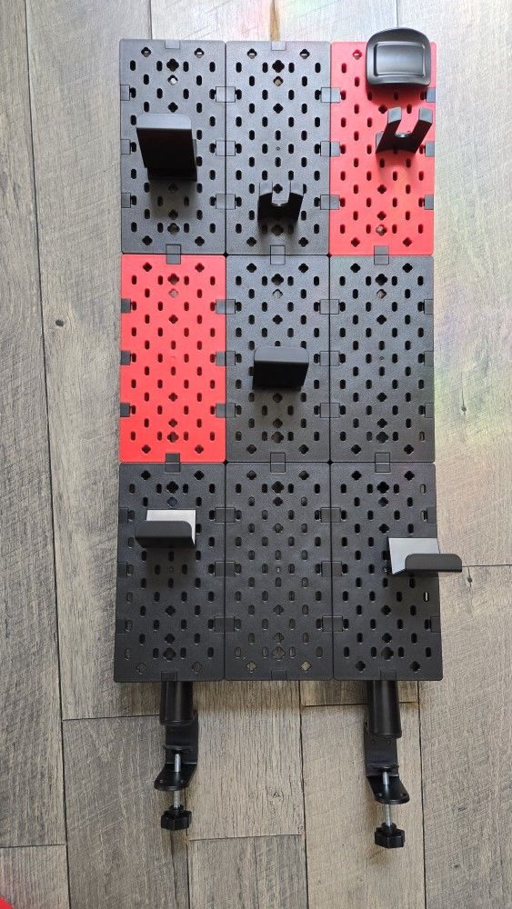 PEGZONE Pegboard Gaming Controller and Headphone Holder