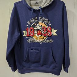 Disneyland Hong Kong Hoodie Stitched Logo Size Large, Disneyland Resort 2023 Hoodie Stitched Logo Size Large $25 Each 