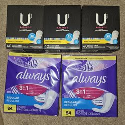 Alway And U By Kotex Liners