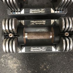 Reebok Adjustable Dumbbells Set (5 lbs - 25 lbs)