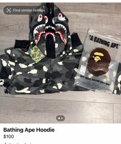 A Bathing Ape BAPE Shark Full-Zip Hoodie