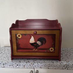 Rooster Bread Box 
